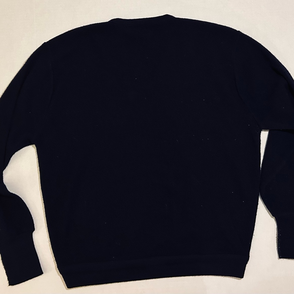Vintage Izod x LaCoste Navy V-Neck Sweater Men's XL 100% Orlon Acrylic IBM PS/2 - Picture 6 of 6